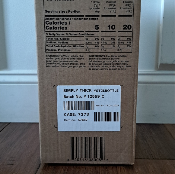 Simply Thick EasyMix Bottle and Pump Food Thickener - Picture 4 of 4